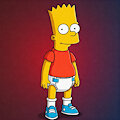 Bart Simpson in Diaper (Ai Art)