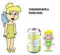 Tinkerbell with a Funko Soda