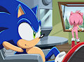 Sonic X AI redraw: Checking Out by quacking