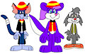 Furball, Fifi and Calamity in Outfits