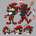 Shadow ref sheet by Foxlover91