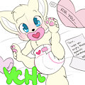 YCH 563 - Valentine's Baby (unlimited slots) by UniaMoon