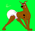 Scooby diaper doo by Diaperedsunnypuppy