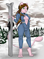 Xanita goes skiing by Xan151