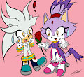 Silver and Blaze -Valentines - by Sayu