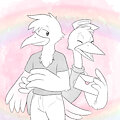 Valentine for Stork by Nishi