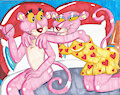 Valentine's Day from Pink Panther couple by CapCheto92