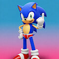 Sonic the Hedgehog in Briefs (Ai Art) by ToonlandianFox2002