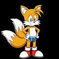 Tails the Fox in Briefs (Ai Art) by ToonlandianFox2002