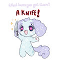 A Knife! by Gakitori