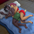 Lexua X Diana Spooning - HeartlessAngel3D