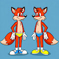 Fix and Foxi in Briefs