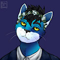 Darcat flower crown by BardoEnKrisis