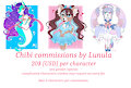 Chibi commissions OPEN by Lunula