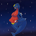 Garchomp in the stars by AlphabetABC