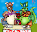 Eating Contest Between Chums by TheRedSkunk