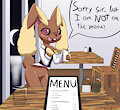 - Lopunny waiter - by FeeshyArtist