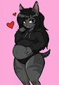 That one pregnant emo cat in underwear by BigPandaSebArts2024