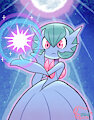 Gardevoir Uses Moonblast