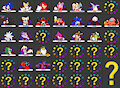 Roster of Characters (Sonic Racing) Part 2 - Confirmed Characters by Minochu96