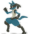 Lucario by aquoquoo