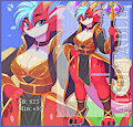 [ADOPTABLE / Kobold Crimson Sorceress by Sheecktor