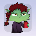 Goblin sticker commission for Vexidot