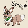 [COMM] Stomak the Eevee (F) by Arcfiend150