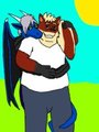 skox and dragon hugs by wolfpup549