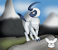 Absol in the Mountains