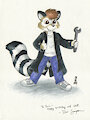 [Old Art] Fix-It Ringtail! By Dana Simpson