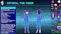 Ref Sheet: Crystal the Tiger