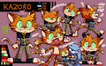 KAZOKO the Cat: Reference Sheet by KAZOKO