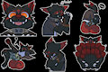 Asher Sticker Sheet by RazorFiredog