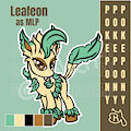 [OPEN] Leafeon Pony adoptable MLP