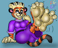 Hungry Tiger Gal Tootsies by TheRedSkunk