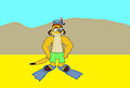 Guy the Meerkat going Snorkeling by GuyWalrus1996