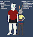 "Bunnie" & Clyde - Reference sheet (B&CO AU)