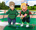 Mini golfing by HamsterGirlTheHamster