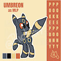 [OPEN] Umbreon Pony adoptable MLP