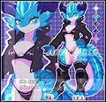 [ADOPTABLE] / Kobold Frost CyberPunk