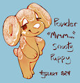 Powder Sugar Donut Puppy Villager by Flipside