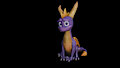 Shy Spyro by velvetrain