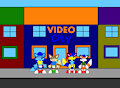 Anthonitecus and Astraligor along with Alex and Billy at VideoCity in diapers by AnthonitecusWolff