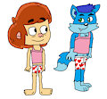 Anthonitecus Meeting Ollie in underwear (by BoatRocker22) by AnthonitecusWolff