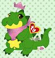 (COM) Beanie Baby Gator by dandyliondreamer