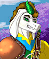 Nick the Goat - Portrait by Fleety