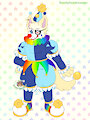 (COM) Clown Dog by dandyliondreamer
