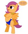 Scootaloo 009 Swimsuit WIP