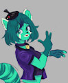 Fanny the French Raccoon by Vernt45